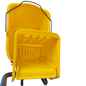 Produits de restauration : Seau à serpillière commercial de 35 litres avec <span class=keywords><strong>essoreuse</strong></span> à pression latérale, en polypropylène moulé avec précision - Product Image 4