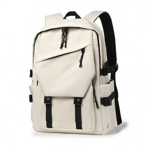 Mochila de Ciclismo Flying Fashion con Marco Externo de Cuero Genuino para Estudiantes de Secundaria y Parejas, Gran Capacidad - Product Image 2
