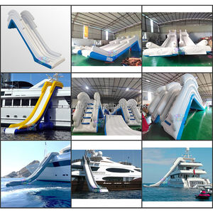 Équipement gonflable de jeu d'eau de PVC durable commercial Yacht gonflable et quai de bateau d'océan glisse le château gonflable d'amusement - Product Image 6