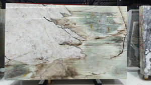 벽 타일, 고급 설화 석고 반투명 돌 욕실을위한 cristallo 티파니 녹색 규암 석판, emanuelle 라이트 그린 대리석 - Product Image 3