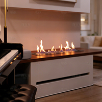 Inserts pour foyer à alcool, cheminée à éthanol décorative, cheminée panoramique sans fumée, articles de décoration intérieure pour salon