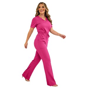 Hospital Uniform <b>Scrub</b> Set Unisex Multi Color Woven Moisture Wicking S XXL - Product Image 5