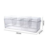 Organisateur de caddie de condiments glacés, plateau de service froid pour la fête avec couvercle, support de garniture de bar sur glace