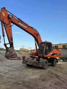 Excavadora Doosan de segunda mano bien conservada, excavadora hidráulica Doosan de rueda de DH210W-7 a la venta - Product Image 5
