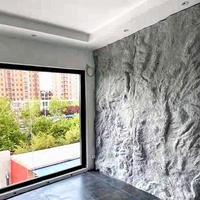 Panneau mural en pierre de parement FRP Alps, une pièce pour une murale, idéal pour la décoration de hall d'hôtel