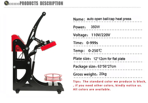 ماكينات تصعيد بالضغط الحراري لكرة القدم تفتح تلقائيًا للبيع لكرة القدم أو كرة السلة - Product Image 3