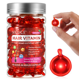Yuce Serum perawatan rambut minyak alpukat Macadamia Maroko kapsul diperkaya untuk Wanita Pria <span class=keywords><strong>Vitamin</strong></span> Boost untuk minyak esensial rambut - Product Image 2