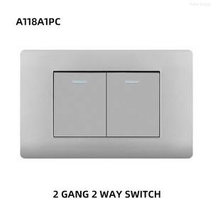 Interrupteur mural et prise de courant interchangeables standard américain 1/2 1/3, interrupteur et prise de courant standard EU/UK, avec USB Type-C - Product Image 2