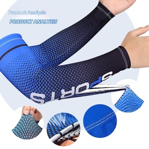 Cooling Summer Unisex Arm <strong>Sleeves</strong> Thin Anti-Light UV Protection Ice Silk Breathable Elastic Sports Outdoor Running Cycling - Product Image 3
