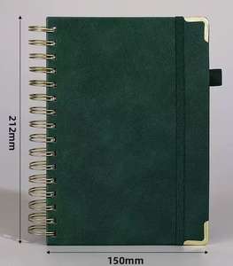 Vente d'usine - Carnet à spirales relié - Journal personnalisé - A5 - Cuir PU épais - Cadeau avec logo personnalisable - Product Image 6