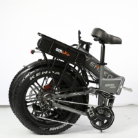 Vélo électrique pliable EMOKO EC20PRO à double batterie, pneus larges 20*4.0, moteur haute puissance 48V, vélo électrique tout-terrain pliable