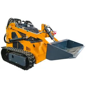 Kesen High Performance Used 3 Ton Mini Skid Steer Loader Mini Wheel Backhoe Loader Small Mini Skid Steer