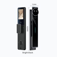 Serrure Intelligente Tuya avec Wifi, Reconnaissance Faciale, Batterie Extérieure, Empreinte Digitale, Mot de Passe Automatique, Étanche, 3D, Serrure Intelligente pour la Maison Tuya