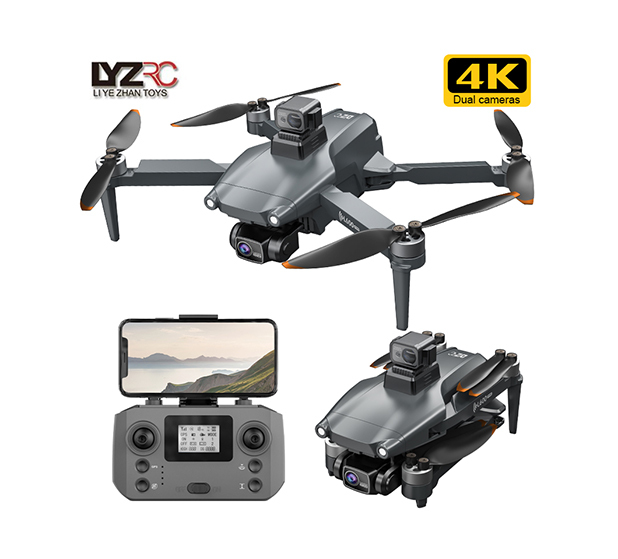 L600 Pro 4K HD Professional Drone 5G WiFi Laser Obstacle Avoidance Brushless FPV Plastic Remote Control Global Positioning