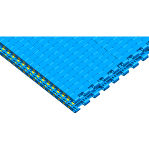 Vente chaude 8.8mm Ultra-petit pas Surface évidant chaîne en plastique réseau à dessus plat à vendre - Product Image 3