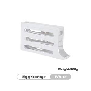 Distributeur automatique moderne à roulettes, récipient alimentaire en plastique écologique, organisateur de réfrigérateur, support de cuisine, rangement - Product Image 5