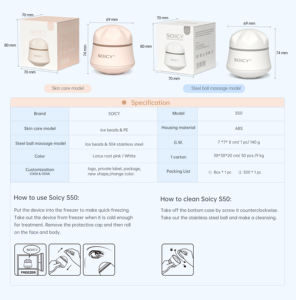 SOICY S50 ICE ROLLER para masaje cutáneo - Product Image 3