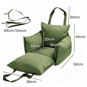 Funda Protectora para Asiento Trasero de Coche para Perros, Doble Capa, Impermeable, Resistente a la Suciedad, Cojín de Viaje para Perros, Hamaca - Product Image 2