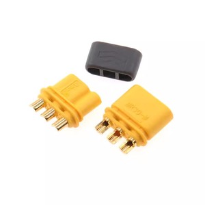 Conjunto de conectores de 3 pines MR30-M/MR30-F con funda para cableado de ESC y motor de alta temperatura en modelos RC - Product Image 5