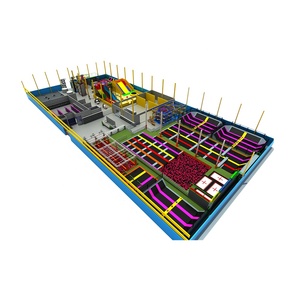 Thiết Bị Sân Chơi Trong Nhà Cho Trẻ Em Công Viên Bạt Lò Xo Trong Nhà Lớn Thương Mại Bán Chạy Loại Cho Trẻ Em - Product Image 1