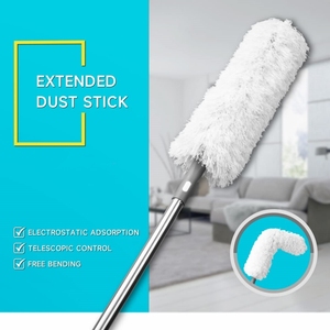 Kit de nettoyage DOOSO 7-en-1 en microfibre : <span class=keywords><strong>balai</strong></span>, serpillière, éponge et raclette pour la maison - Product Image 5