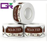 Etichette Adesive Personalizzate con Logo, Resistenti all'Olio e all'Acqua, Adesivo Forte in Vinile per Barattoli di Caffè, Bottiglie, Sacchetti, Imballaggi in Rotolo