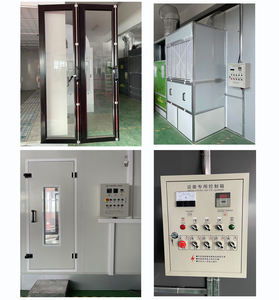 Cabine de peinture à pulvérisation électrique / chauffage au diesel de 8 m * 5,4 m * 3,4 m, four à basse température pour voiture de luxe, certifié CE, 26 pieds - Product Image 5