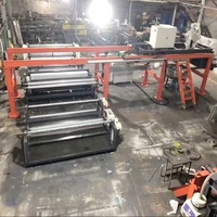 Machine de laminage du papier pour tissu tissé PP à structure hydraulique pour l'amélioration des réseaux