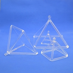 HF 3 '' - 14'' Spirituel Guérison Cristal De Quartz Chanter Reiki <span class=keywords><strong>Pyramide</strong></span> Corps Humain Énergie Équilibrage Chakra Méditation <span class=keywords><strong>Pyramide</strong></span> - Product Image 6