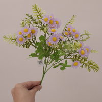 Offre Spéciale – Fleurs Artificielles en Soie Faite Main, Motif Marguerite, pour Décoration de Jardin, Patio, Pelouse, Panier Suspendu, Mariage, Fête des Mères