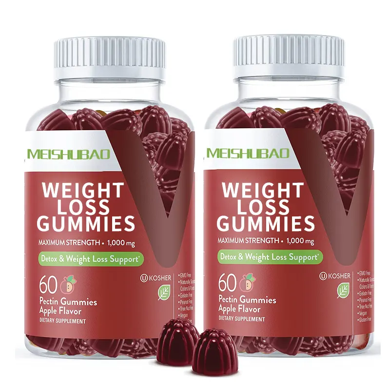 Gummies dimagranti naturali biologici con vitamina di melograno per disintossicare e digestione