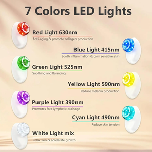 Masseur de drainage lymphatique 3-en-1, outil facial de raffermissement cutané à <span class=keywords><strong>lumière</strong></span> rouge, ventouses de contouring du visage, réducteur de double <span class=keywords><strong>menton</strong></span>, lifting par aspiration - Product Image 4