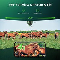 Caméra de chasse/surveillance de la faune AVstart 3MP 8MP PTZ solaire avec logo OEM, fabricant d'usine