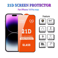 15D 3D رايان 9H صلابة متوافقة مع أبل لفون 11 مع كامل 13 16 21D أفلام الزجاج المقسى
