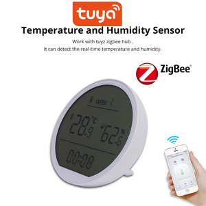 Estación Meteorológica Inteligente Multifuncional WiFi con App Tuya, Termómetro Digital Interior/Exterior, Higrómetro, Reloj Despertador, Hogar Inteligente Personalizable - Product Image 3