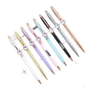 Stylish Diamond-Tip Cartoon Ballpoint <b>Pen</b> - Premium Electroplated Gift <b>Pen</b> for Promotions - Product Image 1