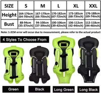 Nouvelle génération 1 Airbag moto combinaison d'équitation gonflable Qiu anneau gilet de protection Anti-chute résistant à l'usure respirant seconde