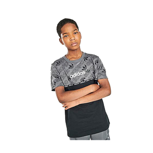 Adidas Originals Challenger Boys เสื้อกีฬาสีเทา/ดำ-100% ของแท้ - Product Image 1