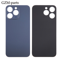 Pour iPhone 15 Pro verre de couverture arrière avec grande barre de trou conception boîtier de batterie remplacement de verre arrière pour iPhone 15 Pro