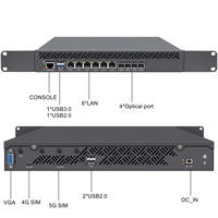 Appareil réseau en rack personnalisé C3758 C3808 C3958 6x1G Ethernet 8x10G SFP+ DDR4 M.2 NVME Pare-feu Routeur Serveur