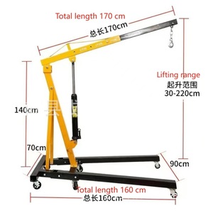 Factory Price 2 Ton <strong>Car</strong> Shop Mobile Hydraulic <strong>Jack</strong> Folding Engine Lifter For Sale - Product Image 2
