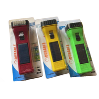 404AS Mini lampe torche solaire rechargeable durable à LED pour l'extérieur