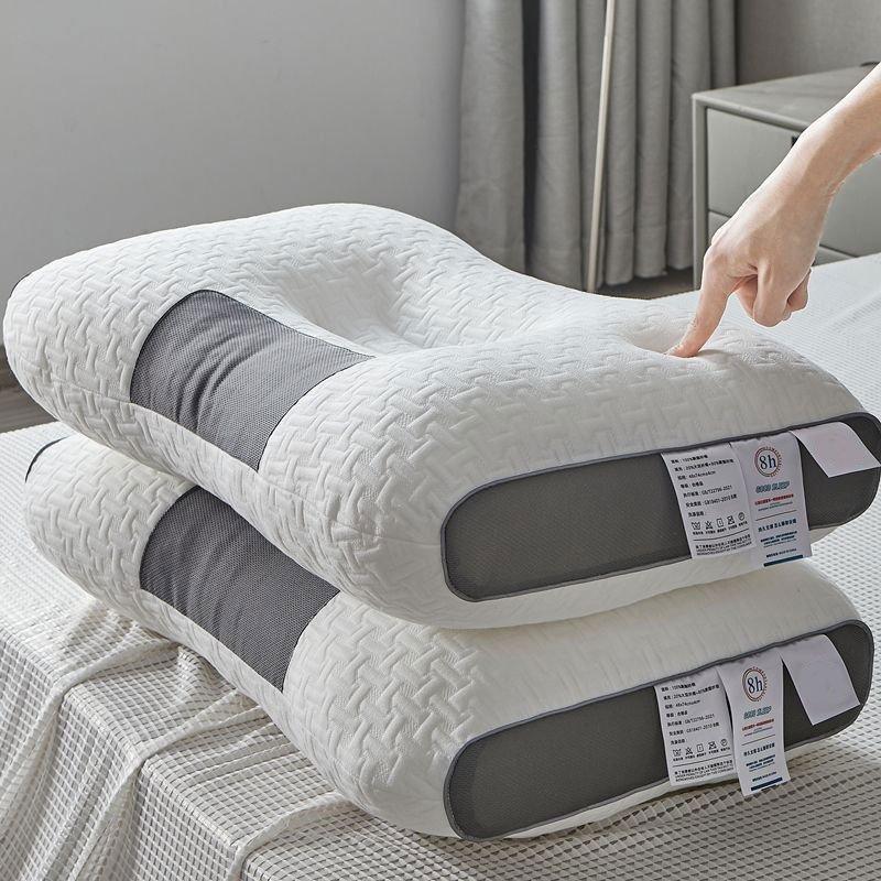 Honeycomb Massage Pillow Knitted Neck Guard