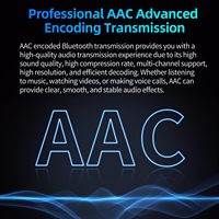 KZ AE01 Bluetooth 5.4 Module Mise à Niveau EarHook pour Écouteurs 2 Broches, Double Microphones ENC Réduction du Bruit Adaptateur pour Écouteurs Sans Fil