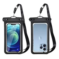 Pochette étanche universelle pour téléphone en PVC transparent IPX8, housse de protection flottante pour la natation sous-marine, étui étanche pour téléphone portable