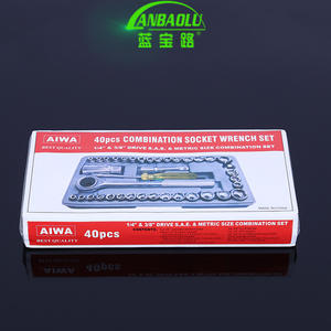 Diy Socket <b>Wrench</b> <b>Set</b> 40 Piece Metric Miniature Tool Kit With <b>Ratchet</b> And Combination <b>Wrench</b> Zinc Plated 45 Steel - Product Image 3