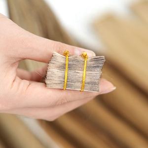 Invisible Tape in Hair Extensions Light Brown Color Straight Raw Virgin Chinese Hair for White Women - Product Image 1
