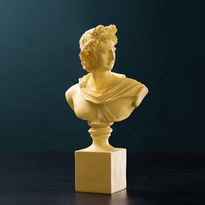 Interni Famosa in Fibra <span class=keywords><strong>di</strong></span> Vetro Romano Della Resina Testa <span class=keywords><strong>di</strong></span> <span class=keywords><strong>Apollo</strong></span> Busto Statua - Product Image 2