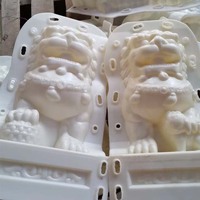 Moules RF Offre Spéciale en plastique pour statue de lion en béton moulage de lion en ciment par injection en plastique de haute qualité à vendre