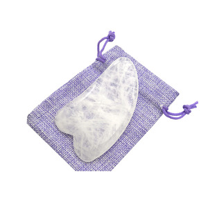 Cristal <span class=keywords><strong>de</strong></span> cuarzo transparente Natural Jade Gua Sha Herramienta <span class=keywords><strong>de</strong></span> masaje <span class=keywords><strong>SPA</strong></span> Stone Guasha <span class=keywords><strong>para</strong></span> <span class=keywords><strong>hombres</strong></span> y mujeres <span class=keywords><strong>para</strong></span> reducir líneas finas y arrugas - Product Image 1
